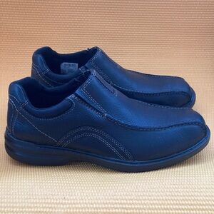 Clarks Cotrell Step Men's Black Slip On Comfort Shoes Loafer - Size 11W